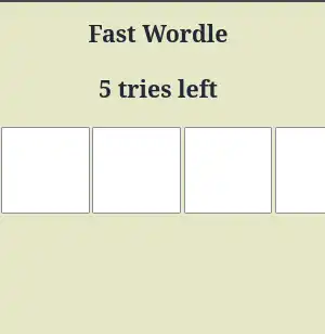Proyecto Fast Wordle - Un clon de Wordle hecho con FastAPI y HTML/CSS/JS vanilla.