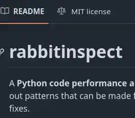 Proyecto rabbitinspect - Un perf y analizador de rendimiento de código Python escrito en Rust (a través de PyO3).