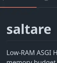 Proyecto Saltare - Un Servidor HTTP ASGI para python escrito desde cero en Zig. Tiene un rendimiento excelente y un consumo de RAM muy bajo.