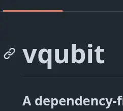 Proyecto vqubit - Un framework de computación cuántica para Python, sin dependencias y escrito en V.